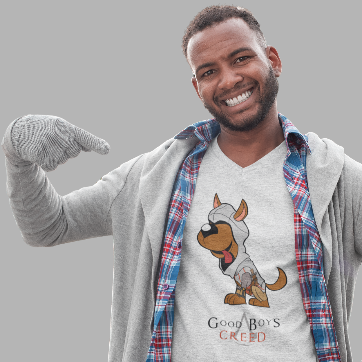 Assassin's Creed Men's V Tee - Good Boy’s Creed