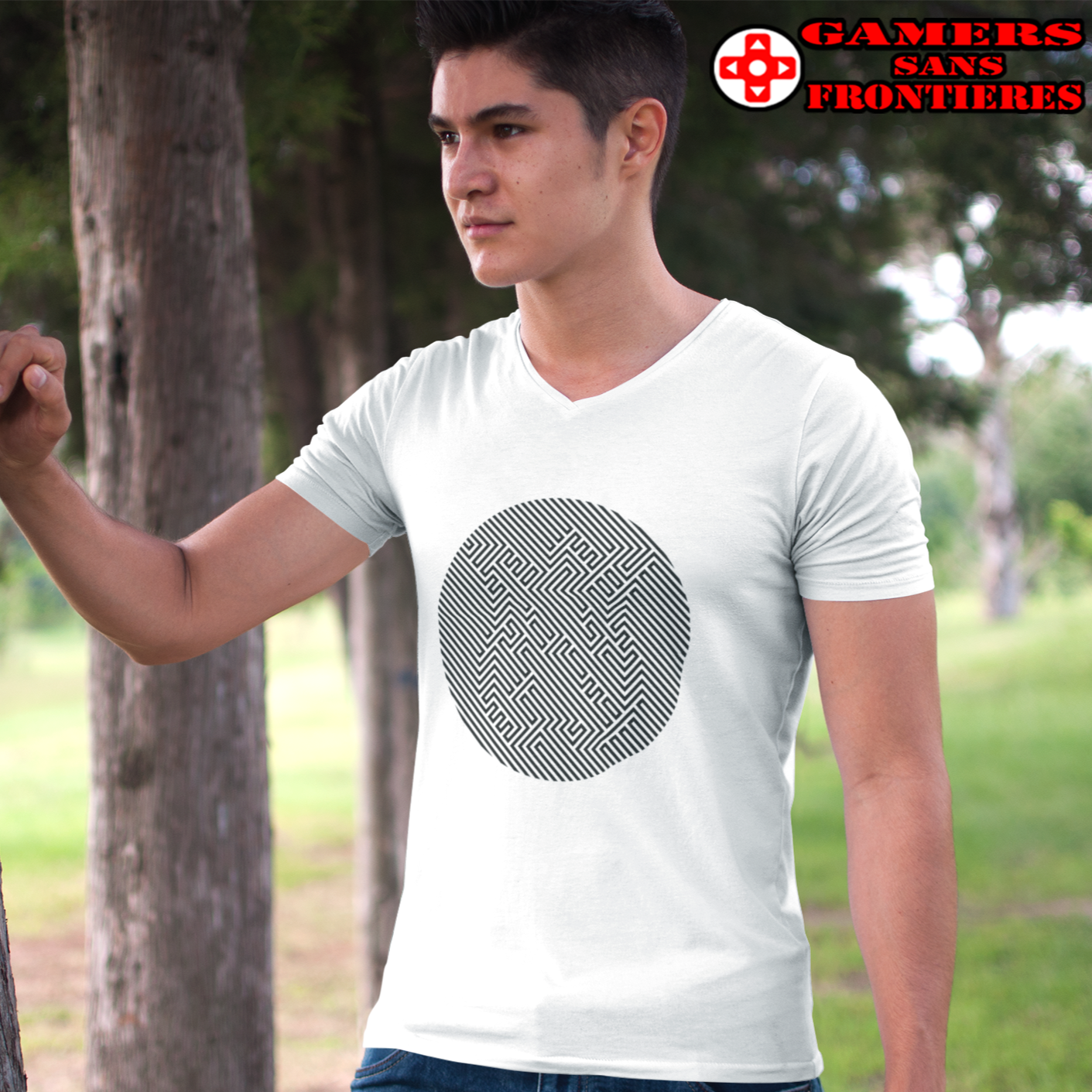 Pokémon Men's V Tee - Pokémon Stealth