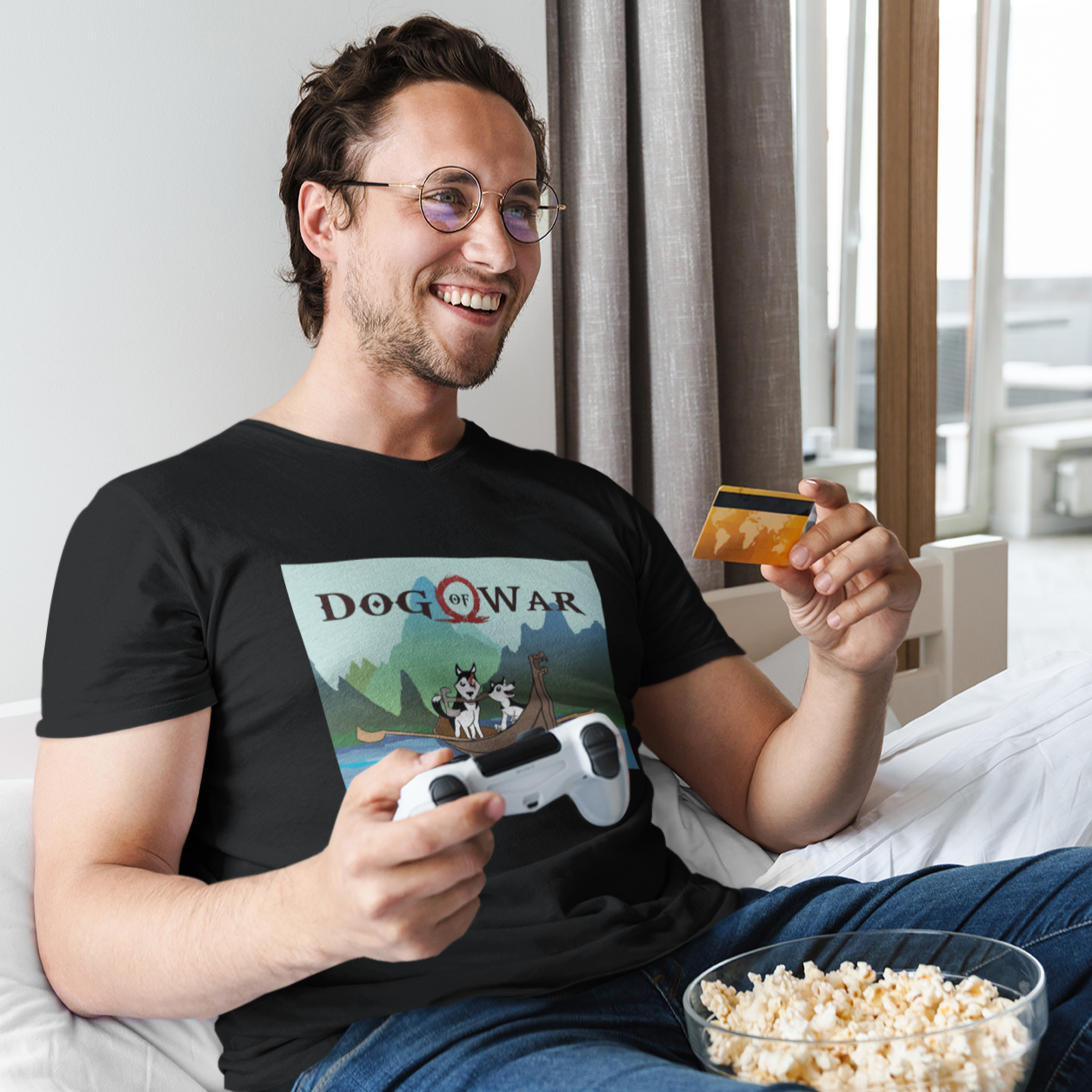 God of War Men's V Tee - Dog of War