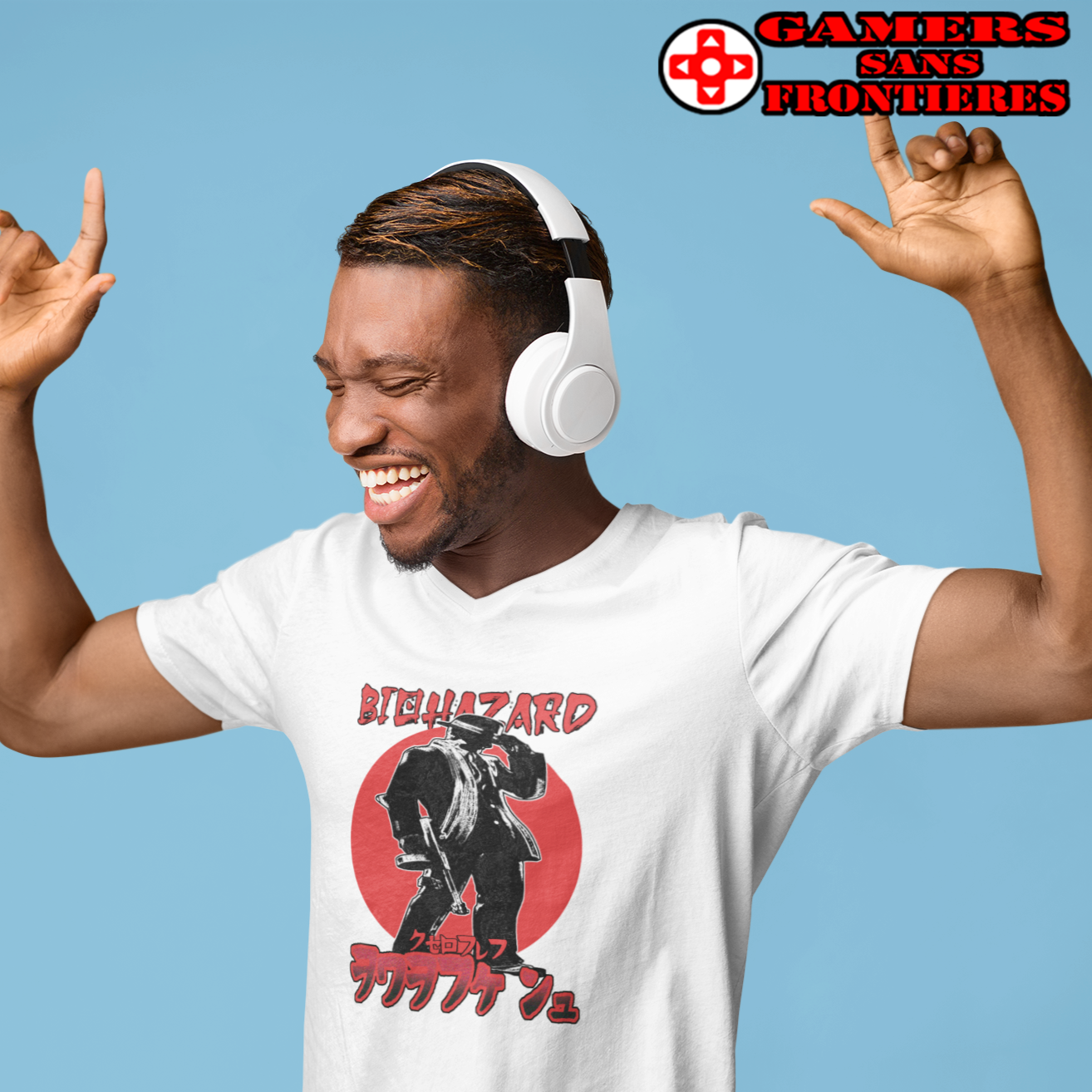 Resident Evil Men's V Tee - Chicago Typewriter