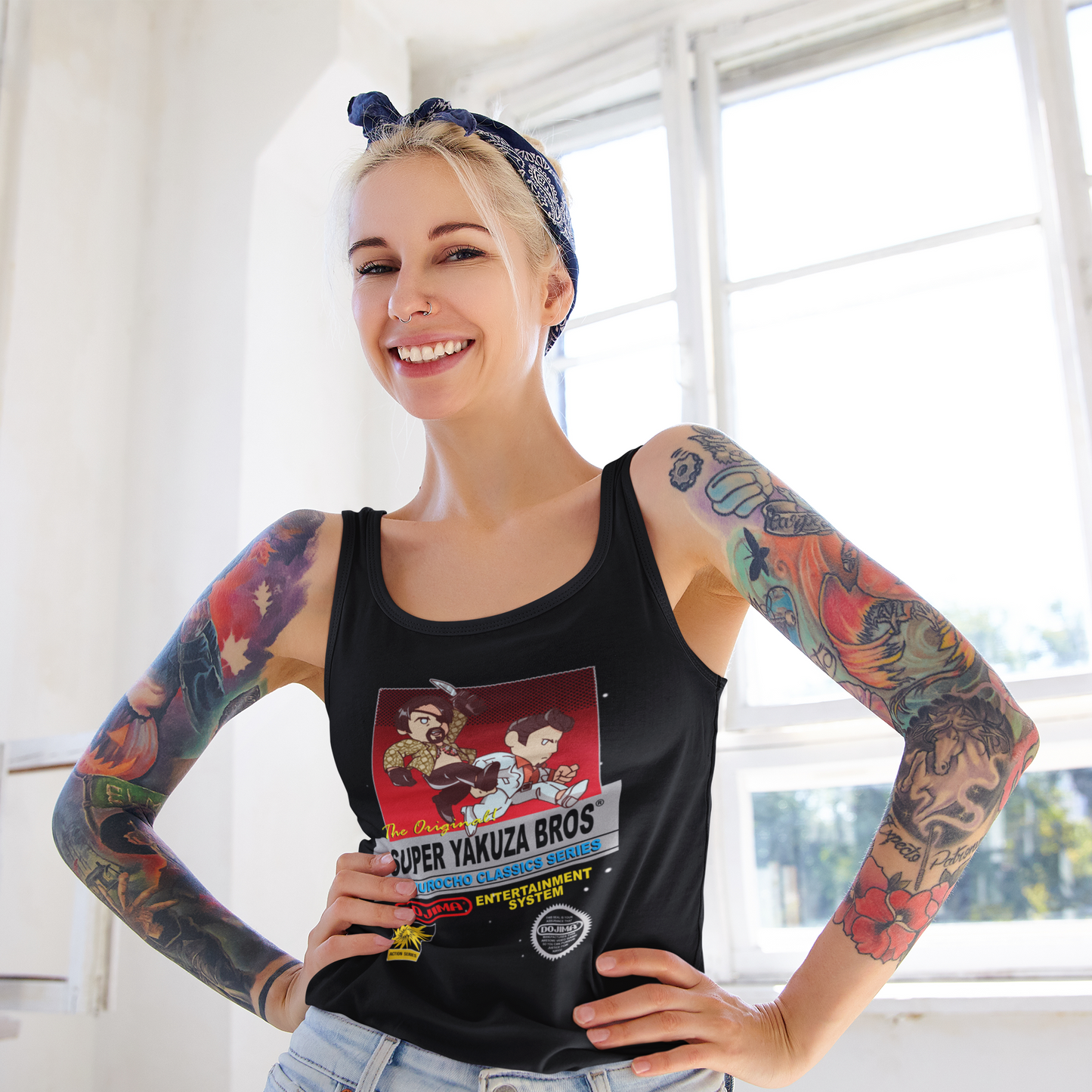 Women's Racerback Tank - Super Yakuza Bros