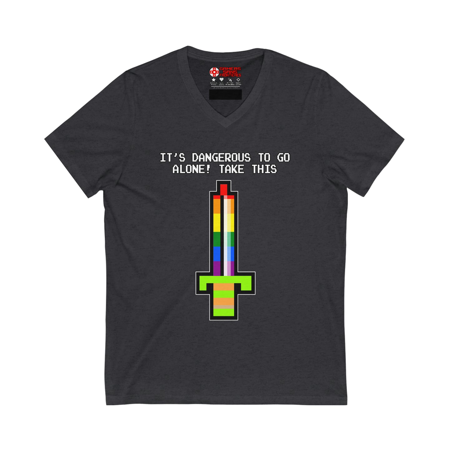 The Legend of Zelda Men's V Tee - Going Solo