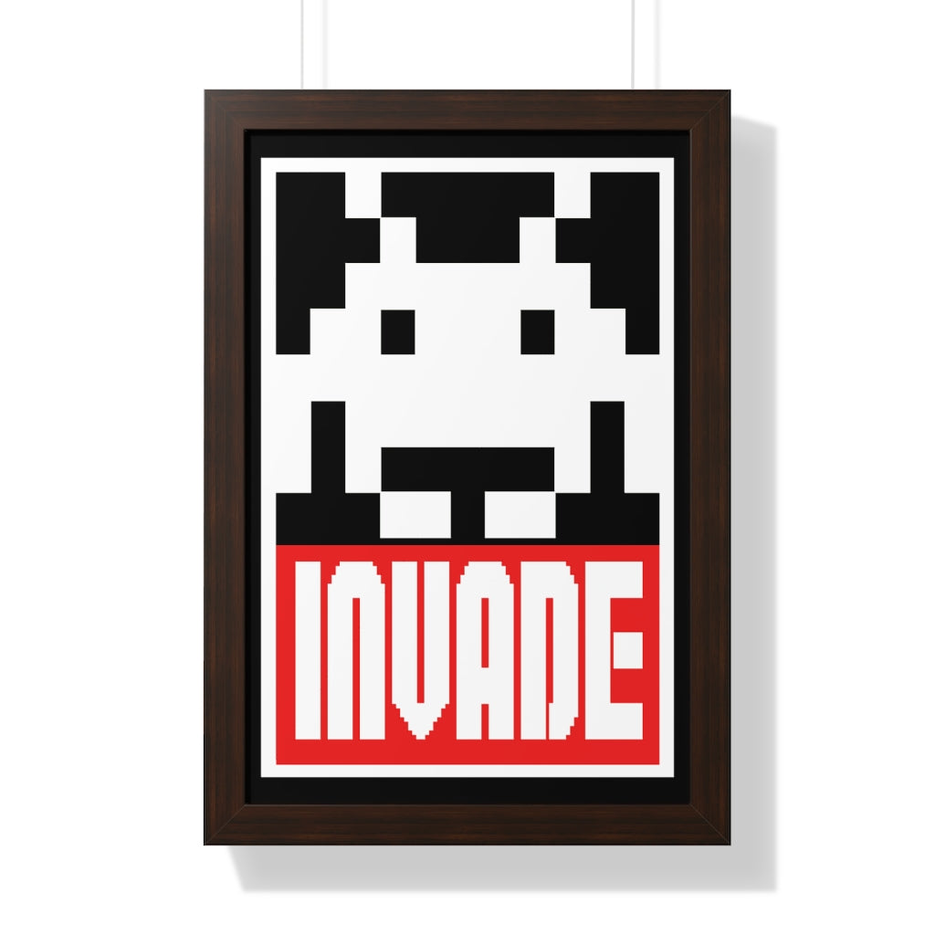 Framed Poster - Invade & Obey
