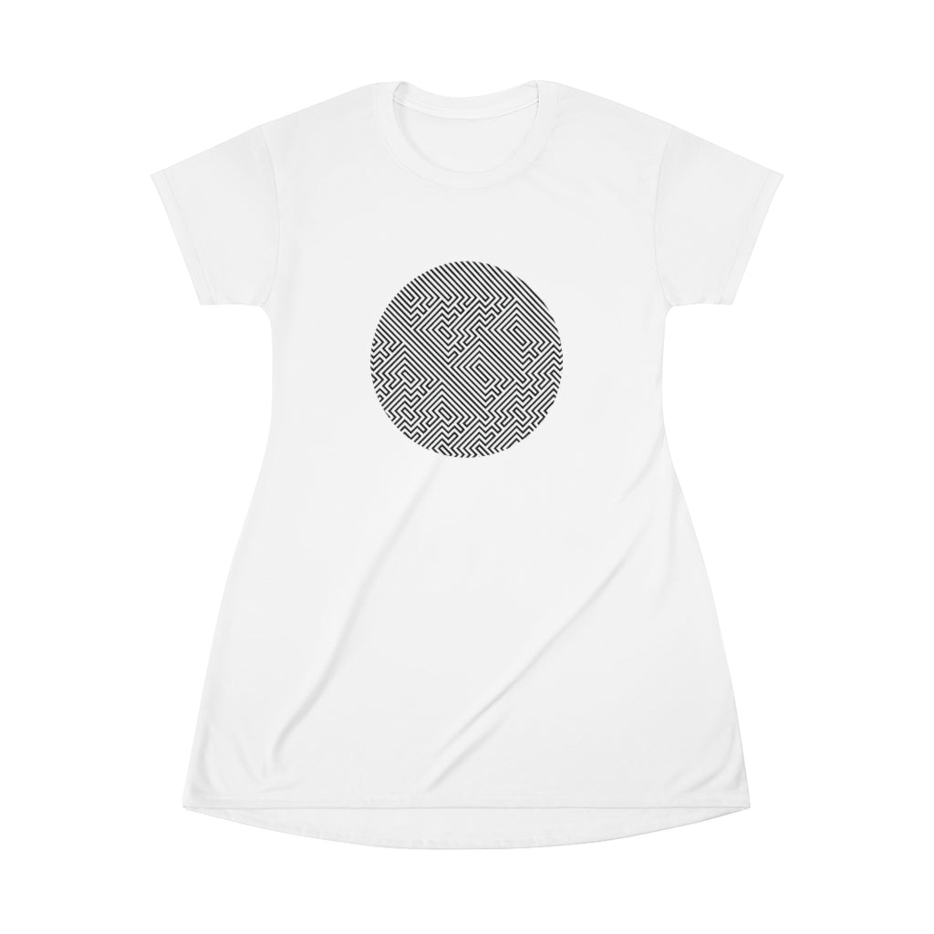 Women's Tee Dress - Tetris Stealth