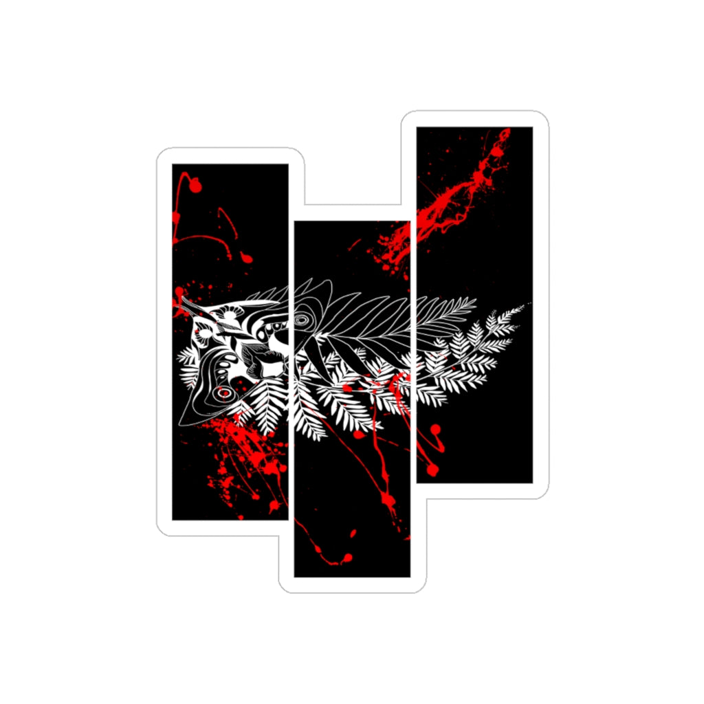 Transparent Outdoor Sticker - Moth Tattoo