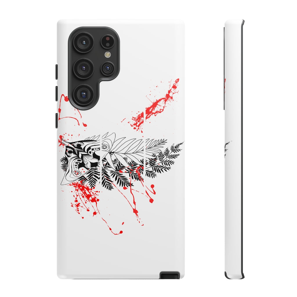Tough Case - Moth Tattoo White