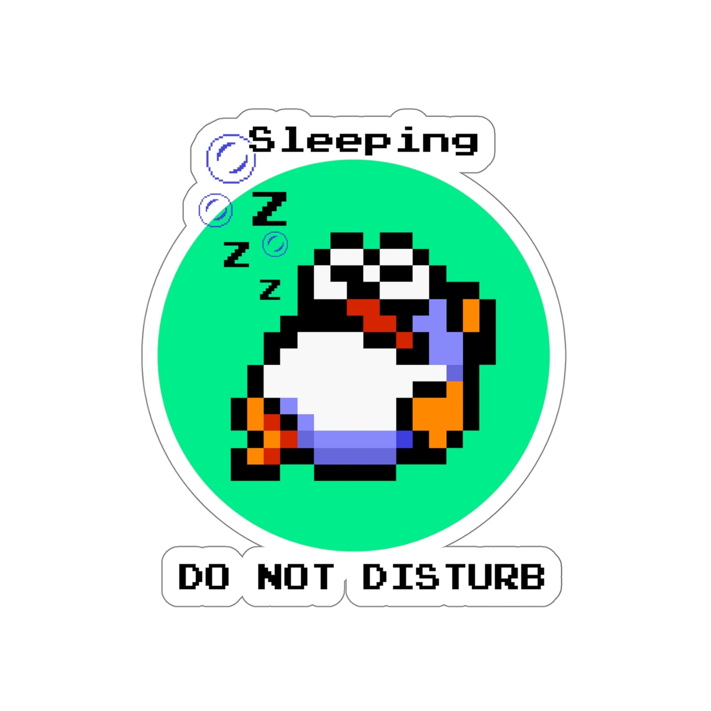 Super Mario World Die-Cut Sticker - Rip Van Sleeping