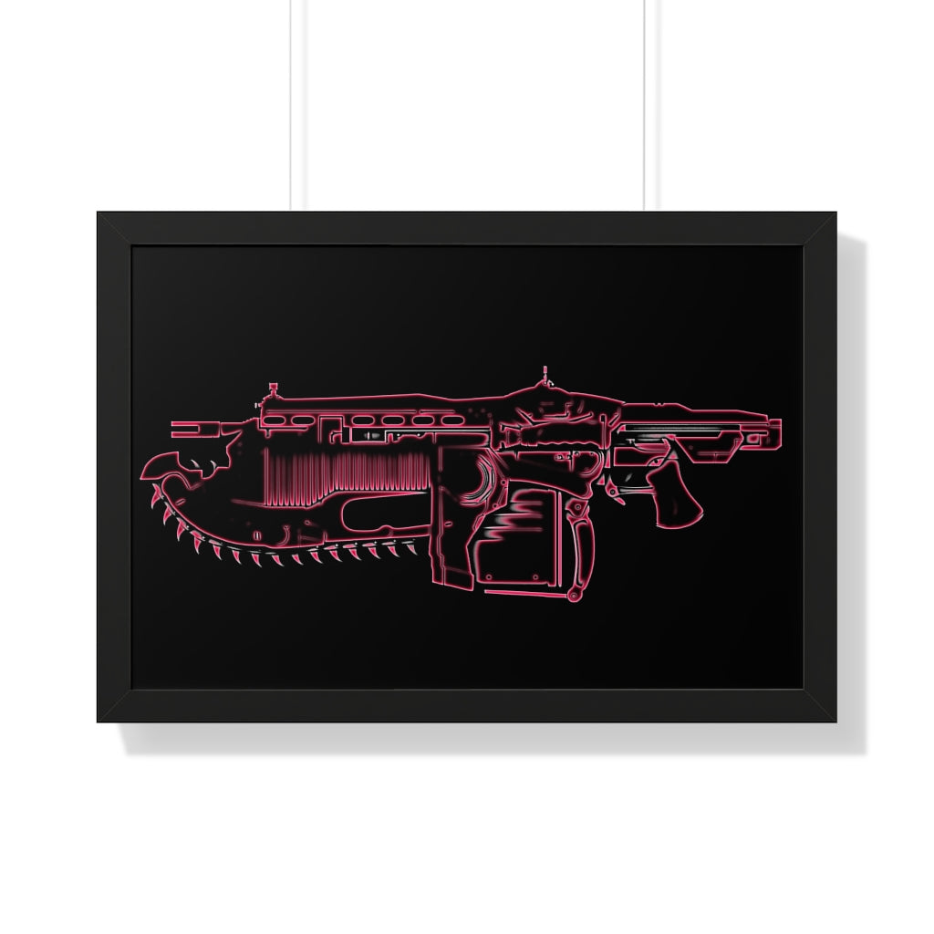 Framed Poster - Neon Lancer