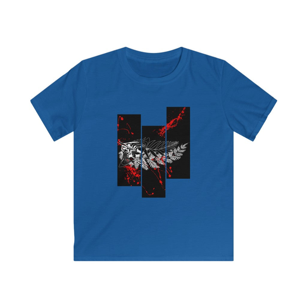 Kids' Tee - Moth Tattoo White