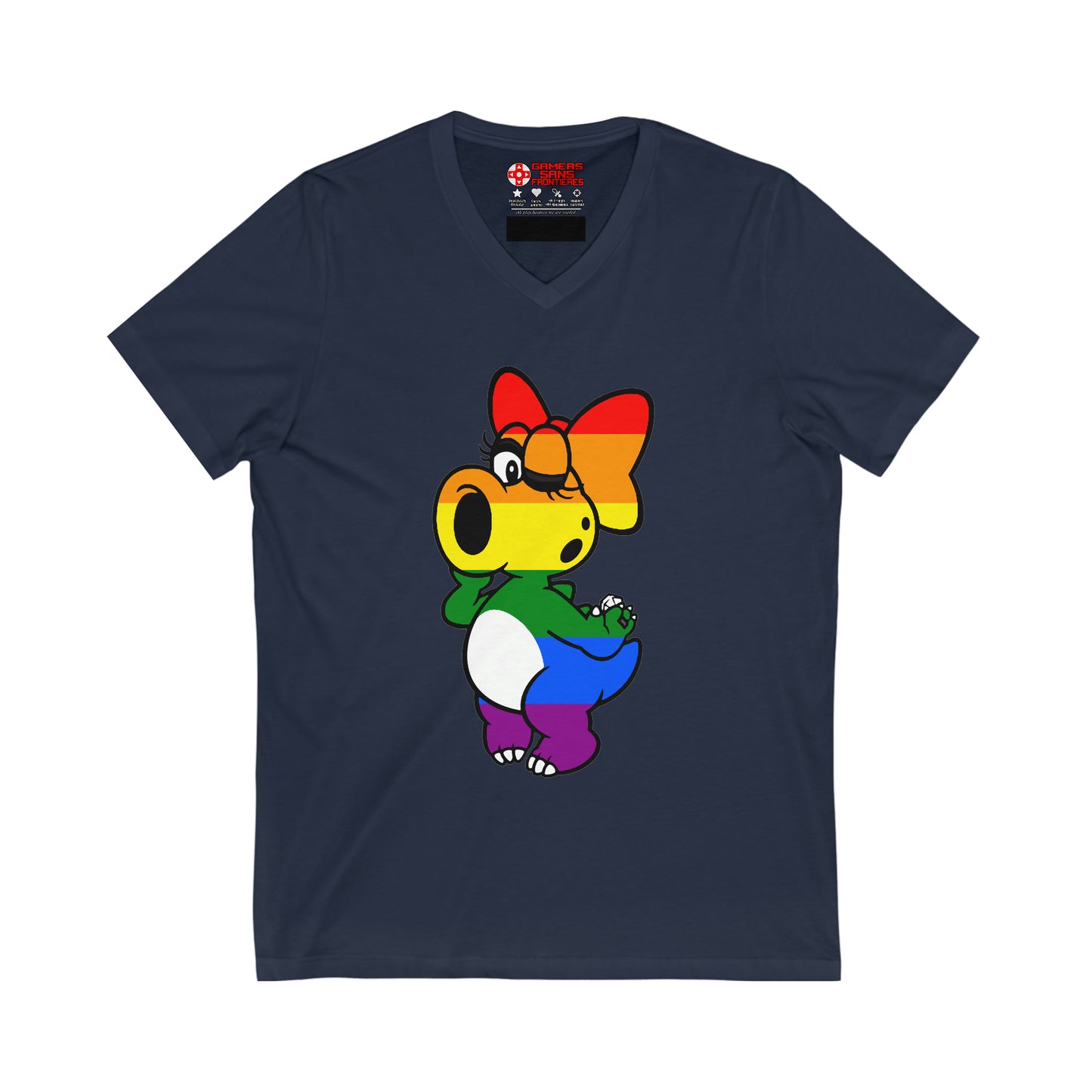 Super Mario Bros Men's V Tee - LGTBirdo