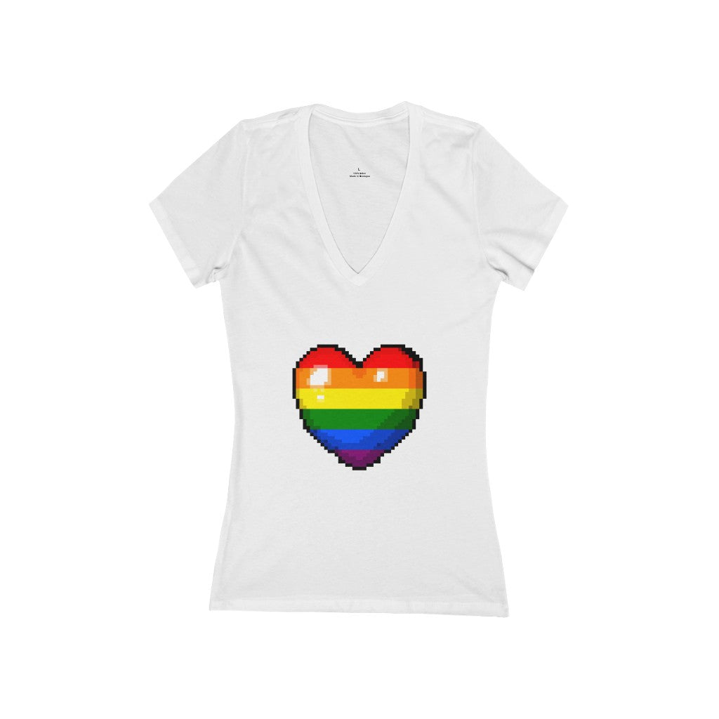 Extra Colorful Life Women's V Tee
