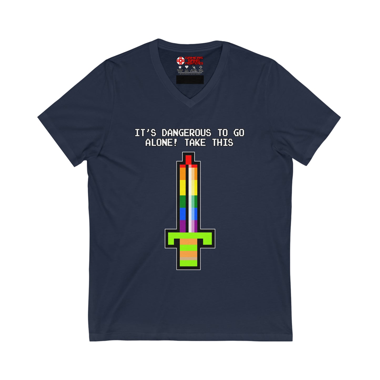 The Legend of Zelda Men's V Tee - Going Solo