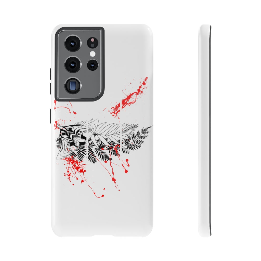 Tough Case - Moth Tattoo White