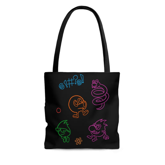 Tote Bag - Neon Q-Bert