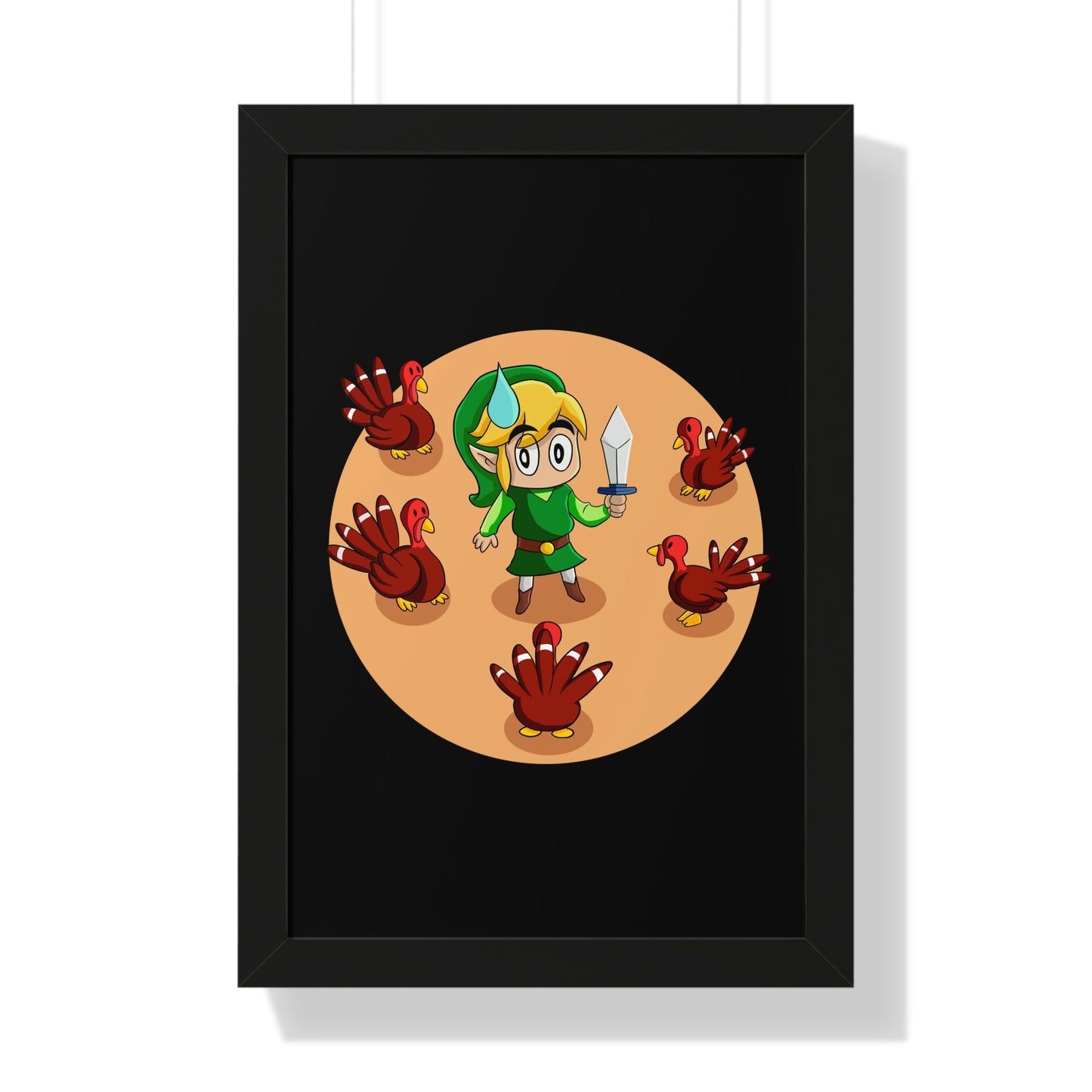 The Legend of Zelda Framed Poster - The Legend of Gobble