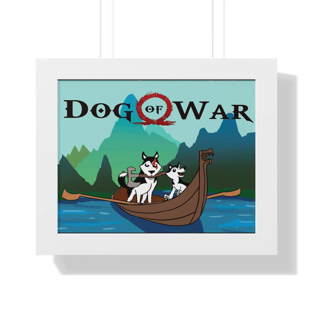 Framed Poster - Dog of War