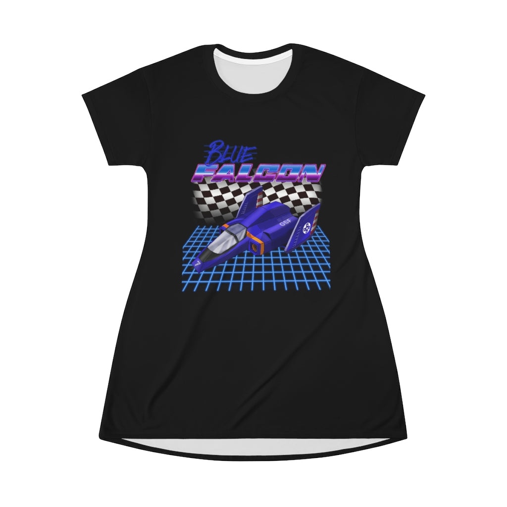 Women's Tee Dress - Blue Falcon