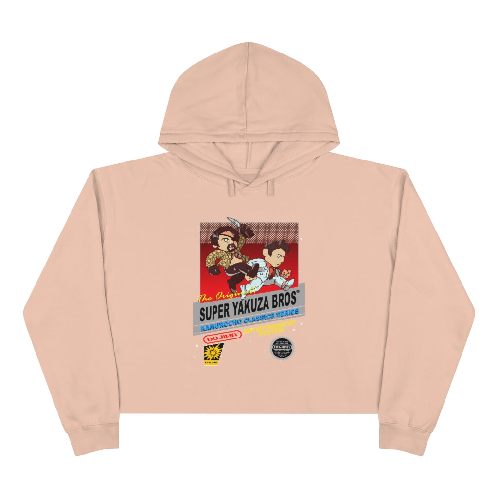 Pink Yakuza Cropped Hoodie Gaming Fashion