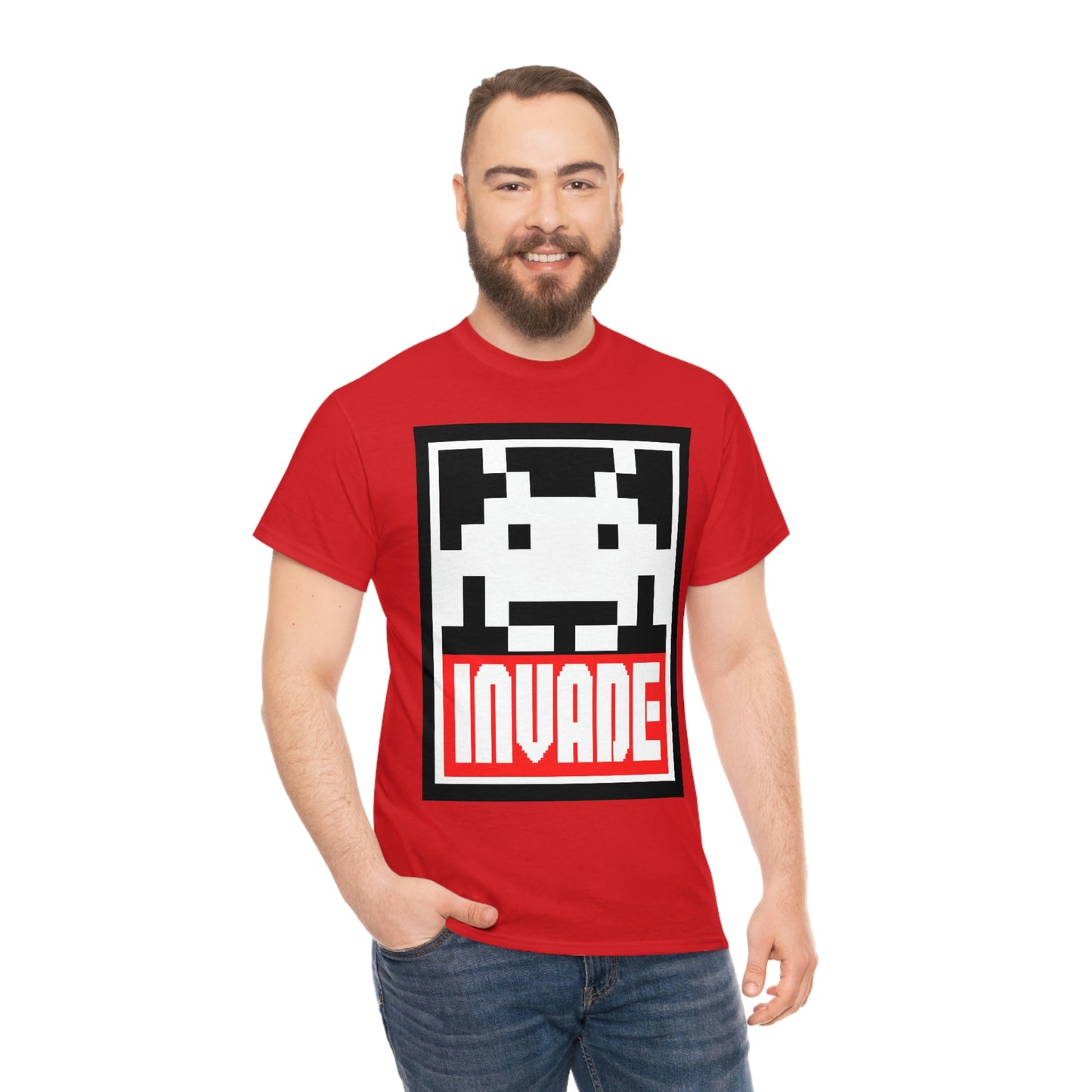 Space Invaders Men's Tee - Obey and Invade