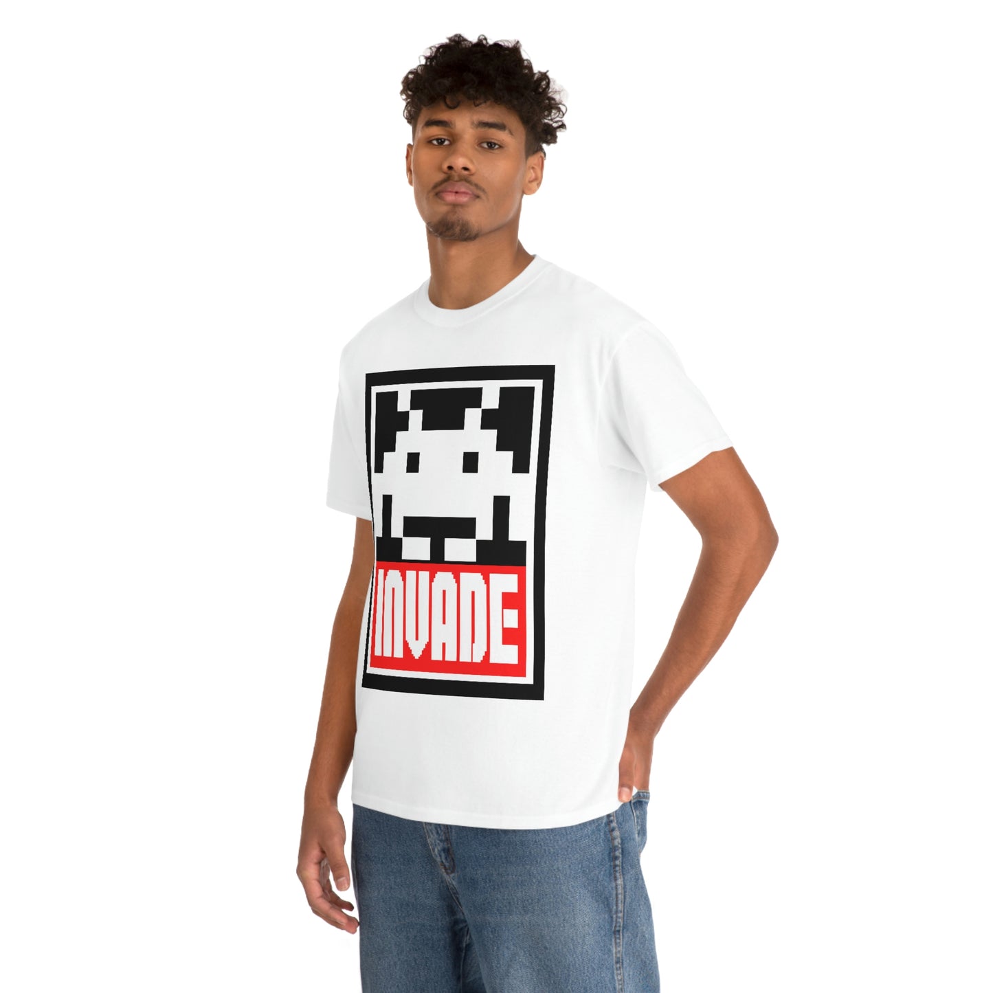 Space Invaders Men's Tee - Obey and Invade