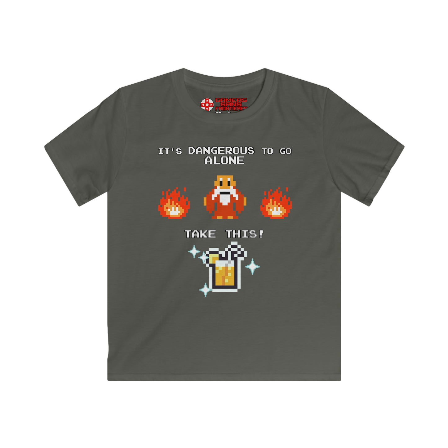ALS x GSF Kid's Tee - It's Dangerous to go Alone