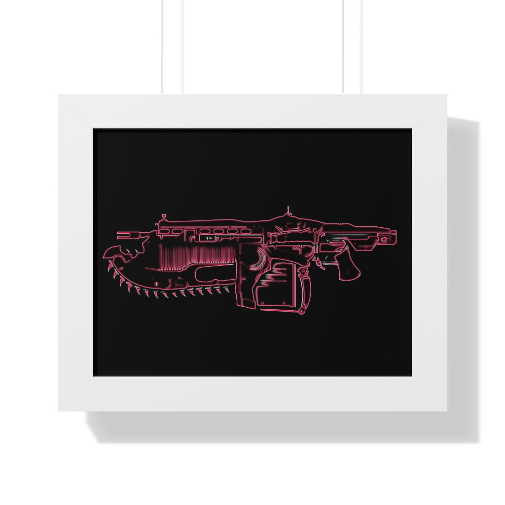 Framed Poster - Neon Lancer