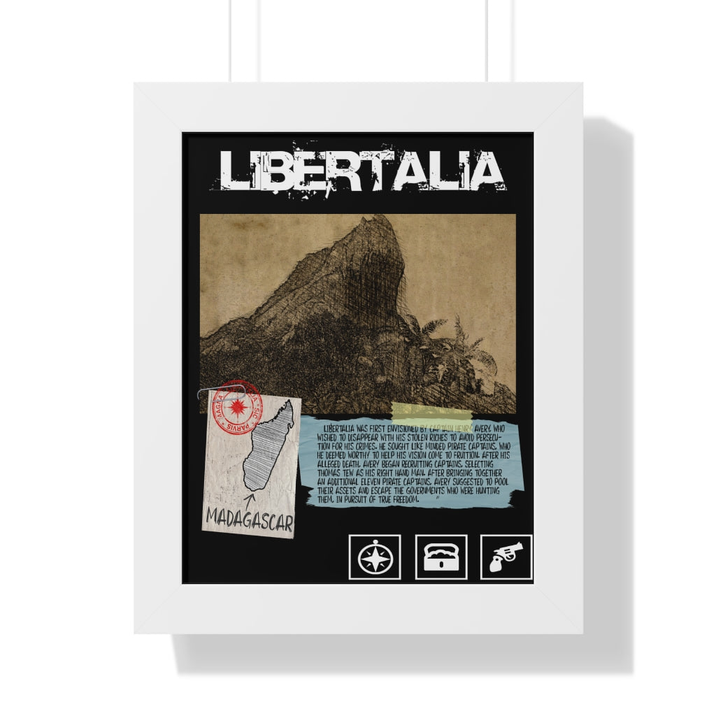 Framed Poster - Libertalia