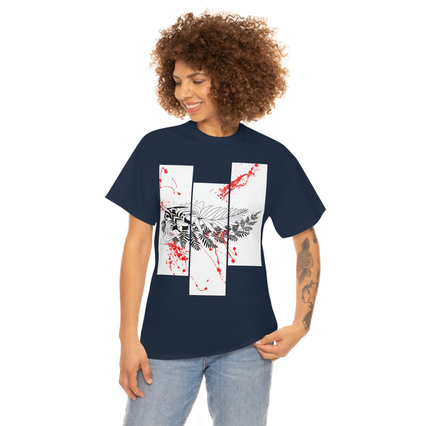 The Last of Us Men's Tee - Moth Tattoo Black