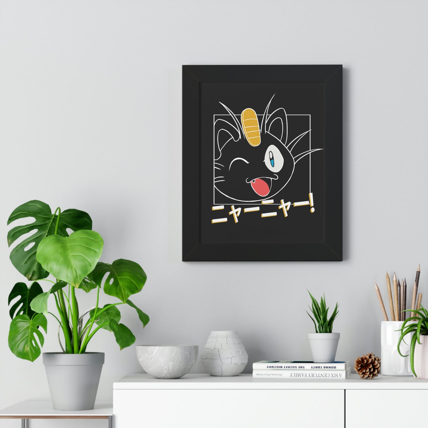 Pokémon Framed Poster - Meowth