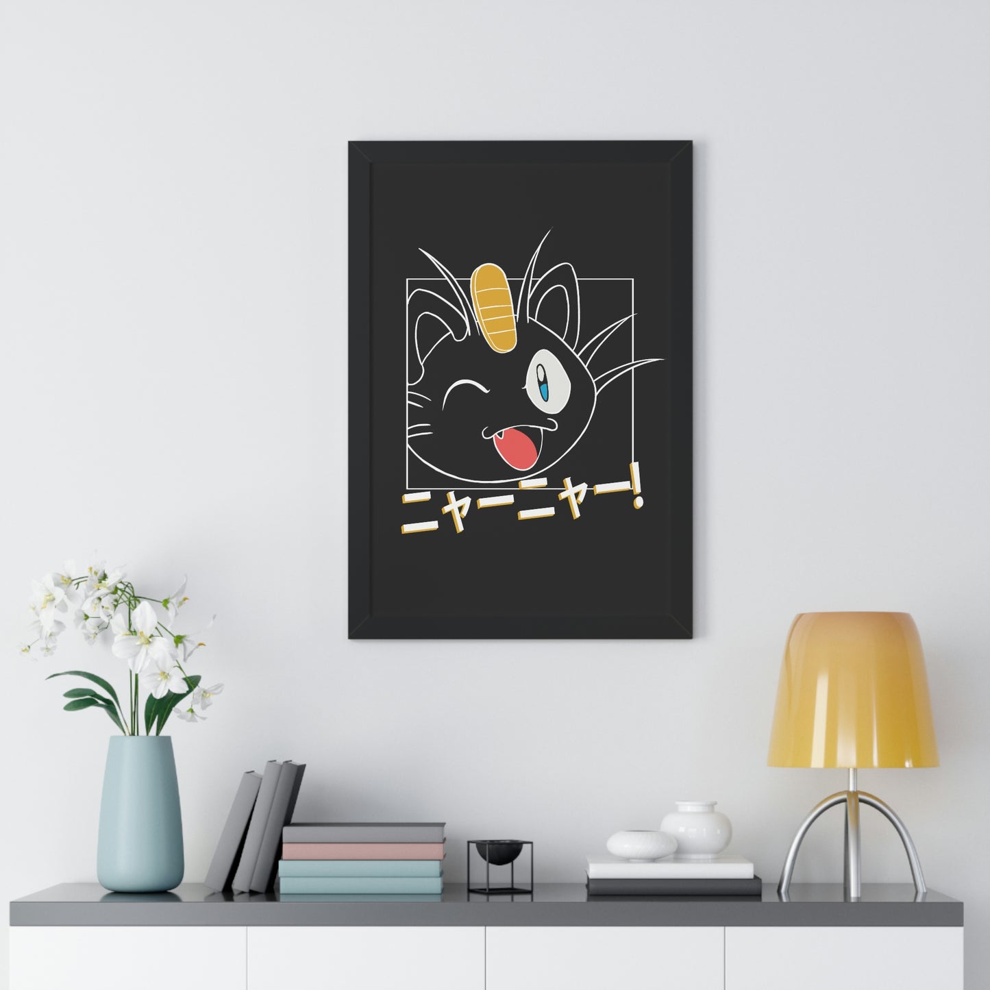 Pokémon Framed Poster - Meowth