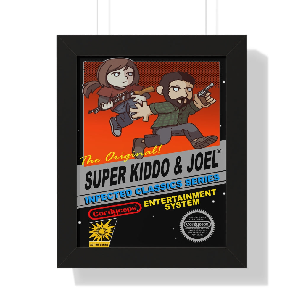 Framed Poster - Super Kiddo & Joel