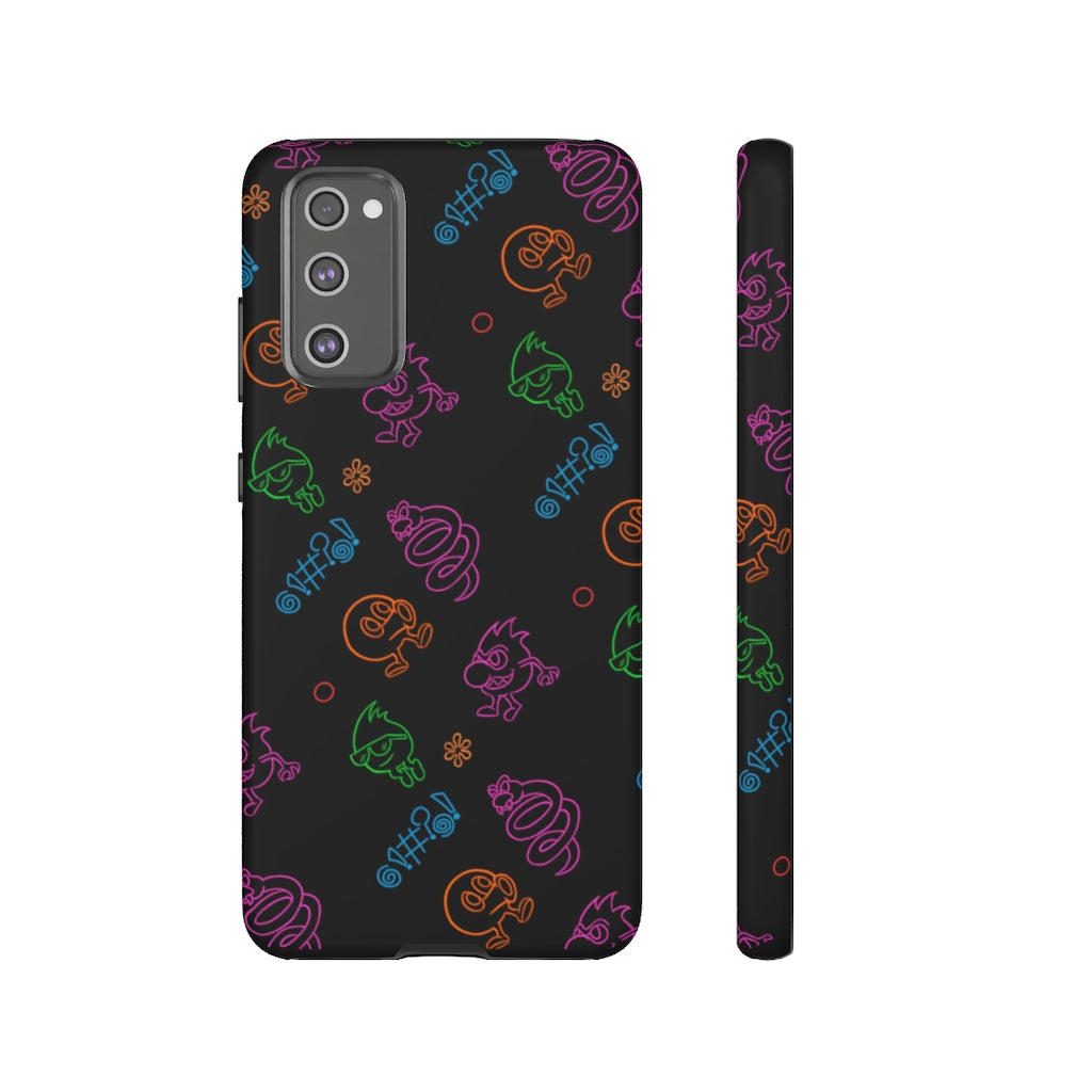 Tough Case - Neon Q-Bert Pattern