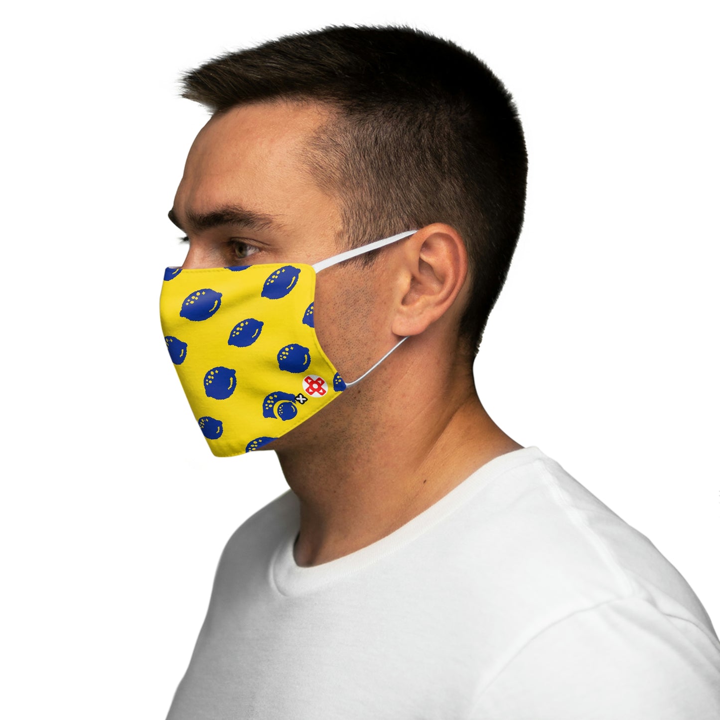 ALS x GSF Face Mask - 8bit Lemon Hero Pattern