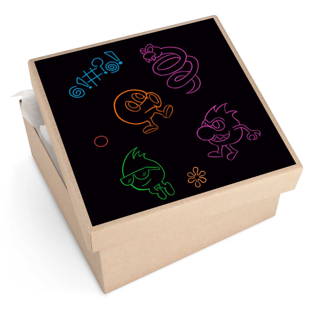Vinyl Sticker - Neon Q-Bert