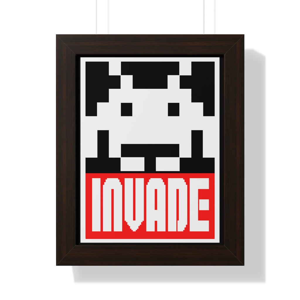 Framed Poster - Invade & Obey