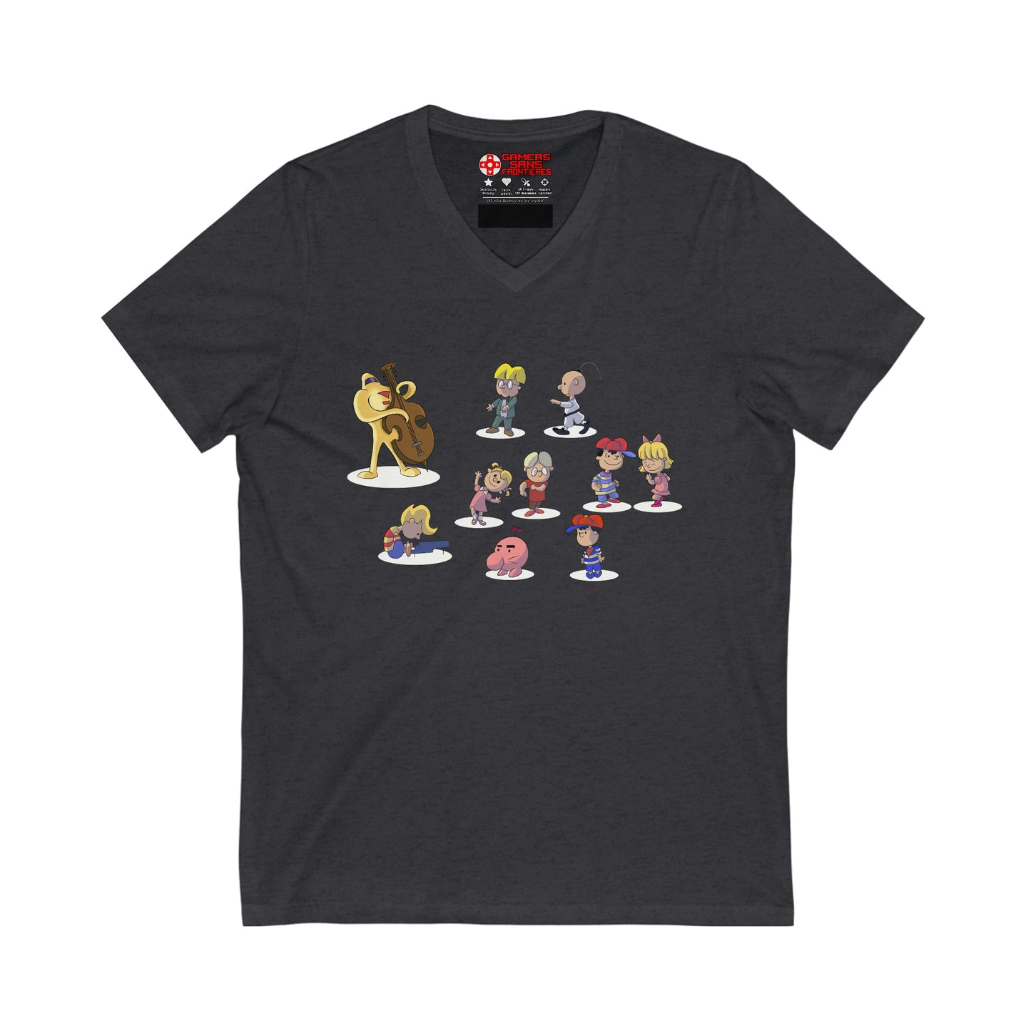 EarthBound Men's V Tee - EarthBrown Dance