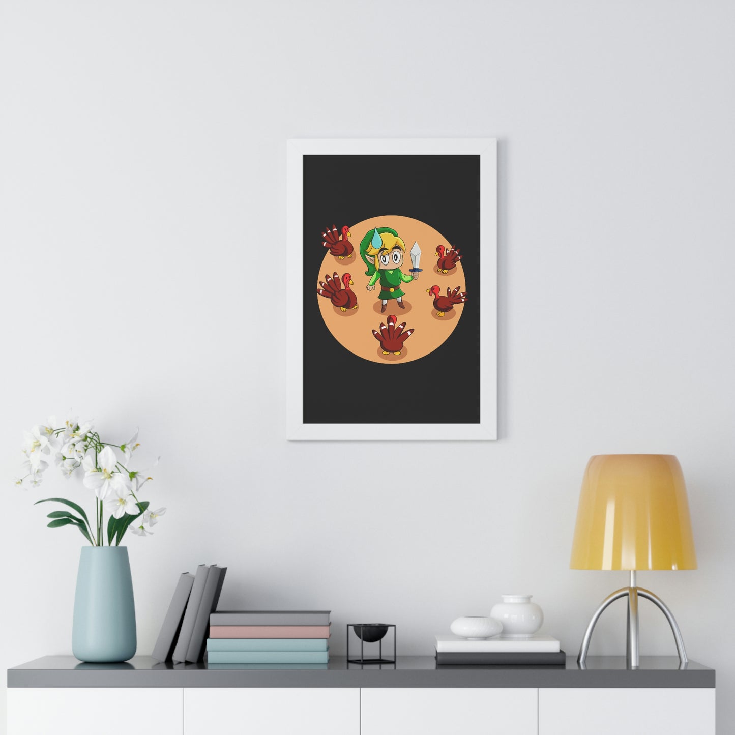 The Legend of Zelda Framed Poster - The Legend of Gobble