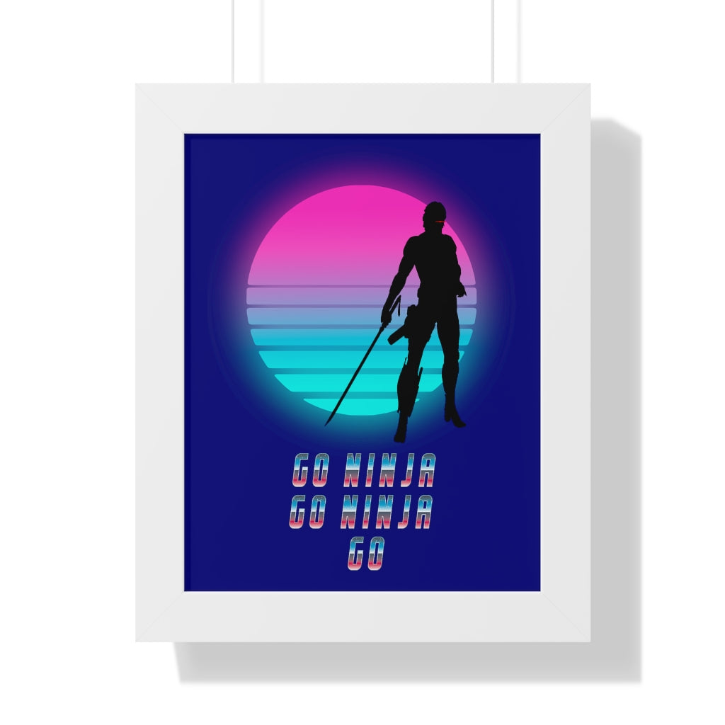 Framed Poster - Go Ninja