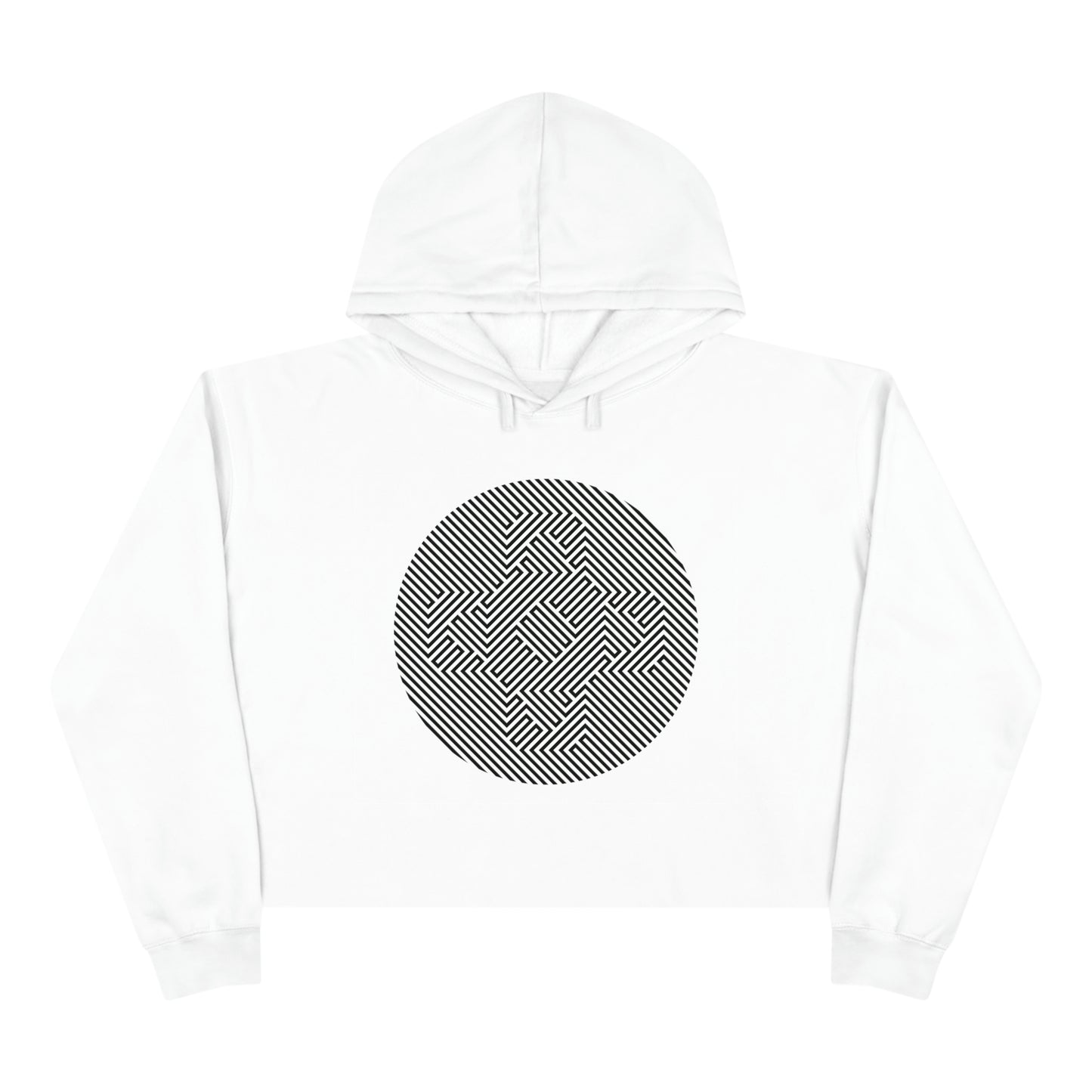 Gamers Sans Frontieres Women's Crop Hoodie - GSF Stealth