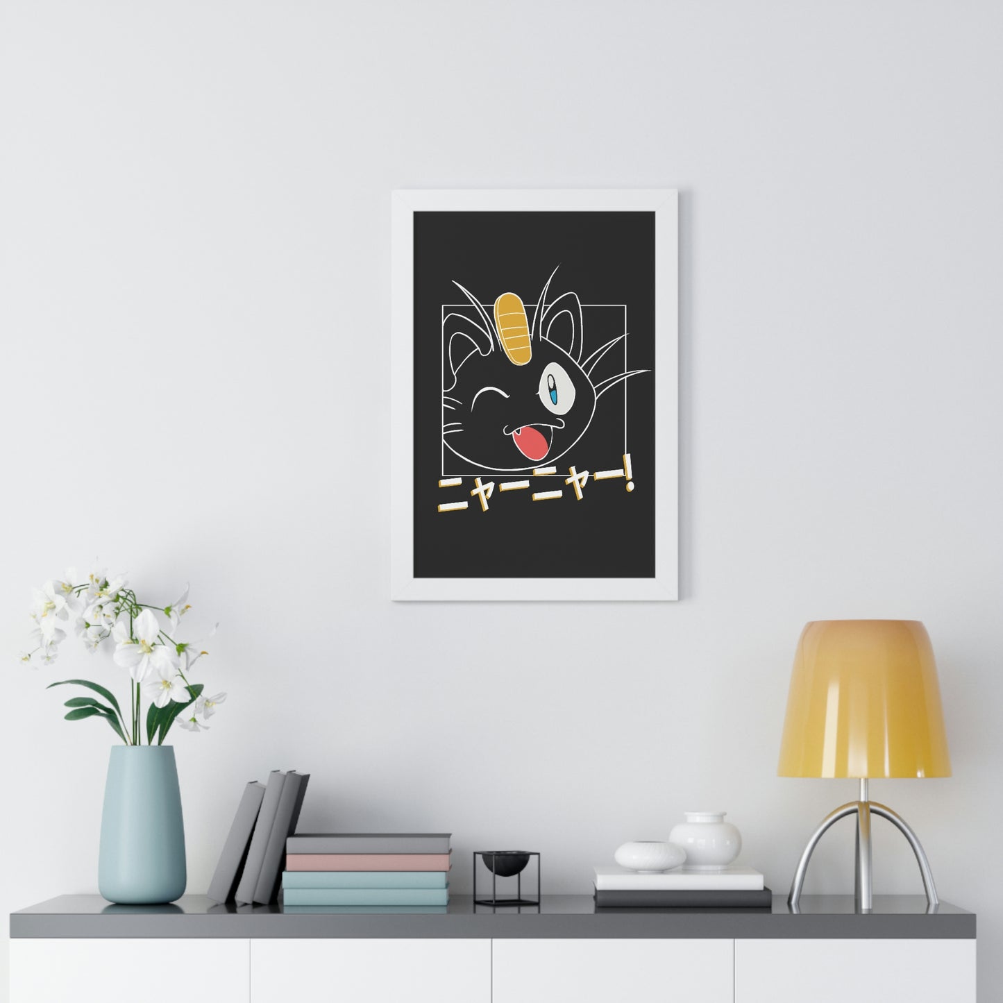 Pokémon Framed Poster - Meowth