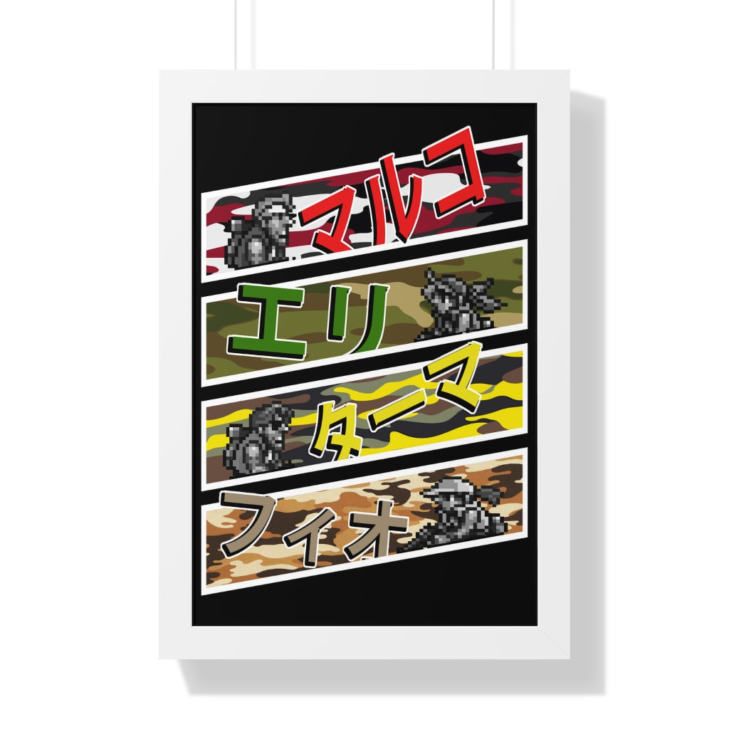 Framed Poster - Peregrin Camo