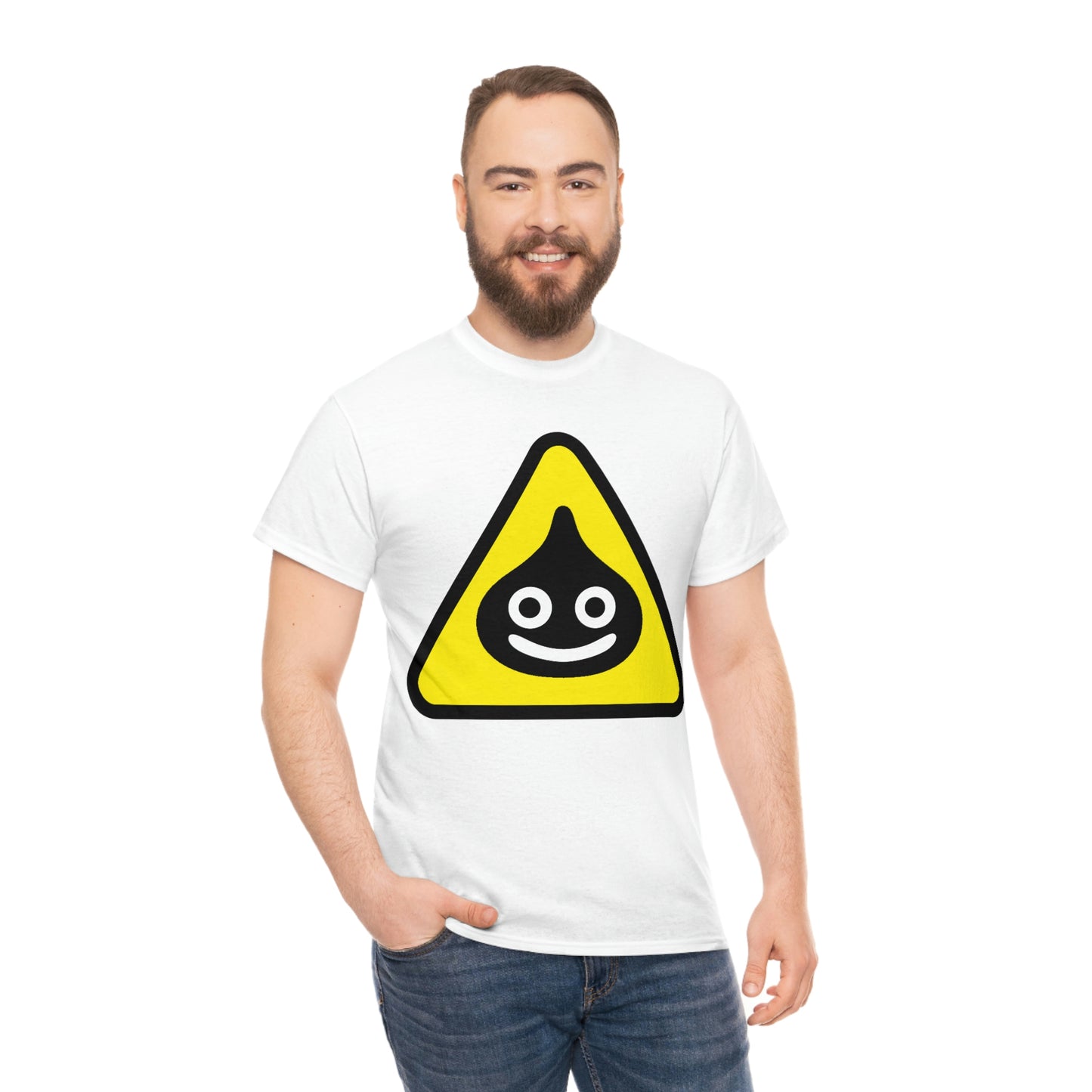Dragon Quest Men's Tee - Caution Slimery