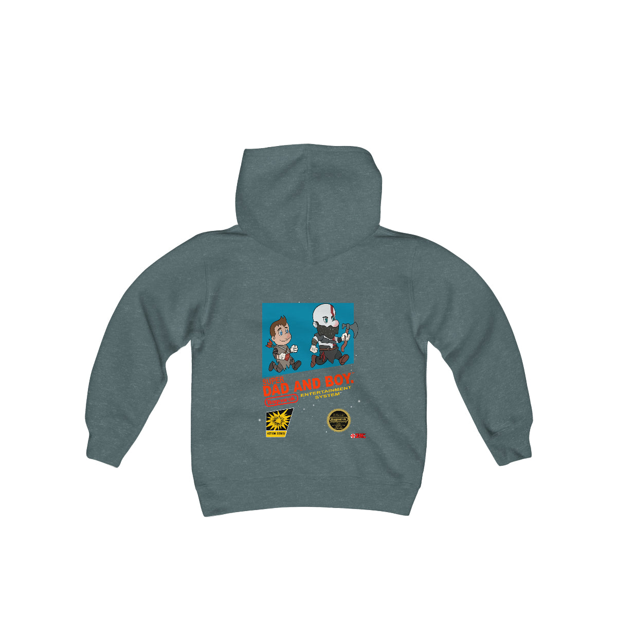 Super Dad & Boy Kids Hoodie