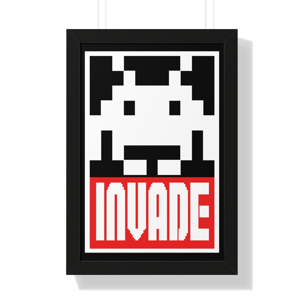 Framed Poster - Invade & Obey