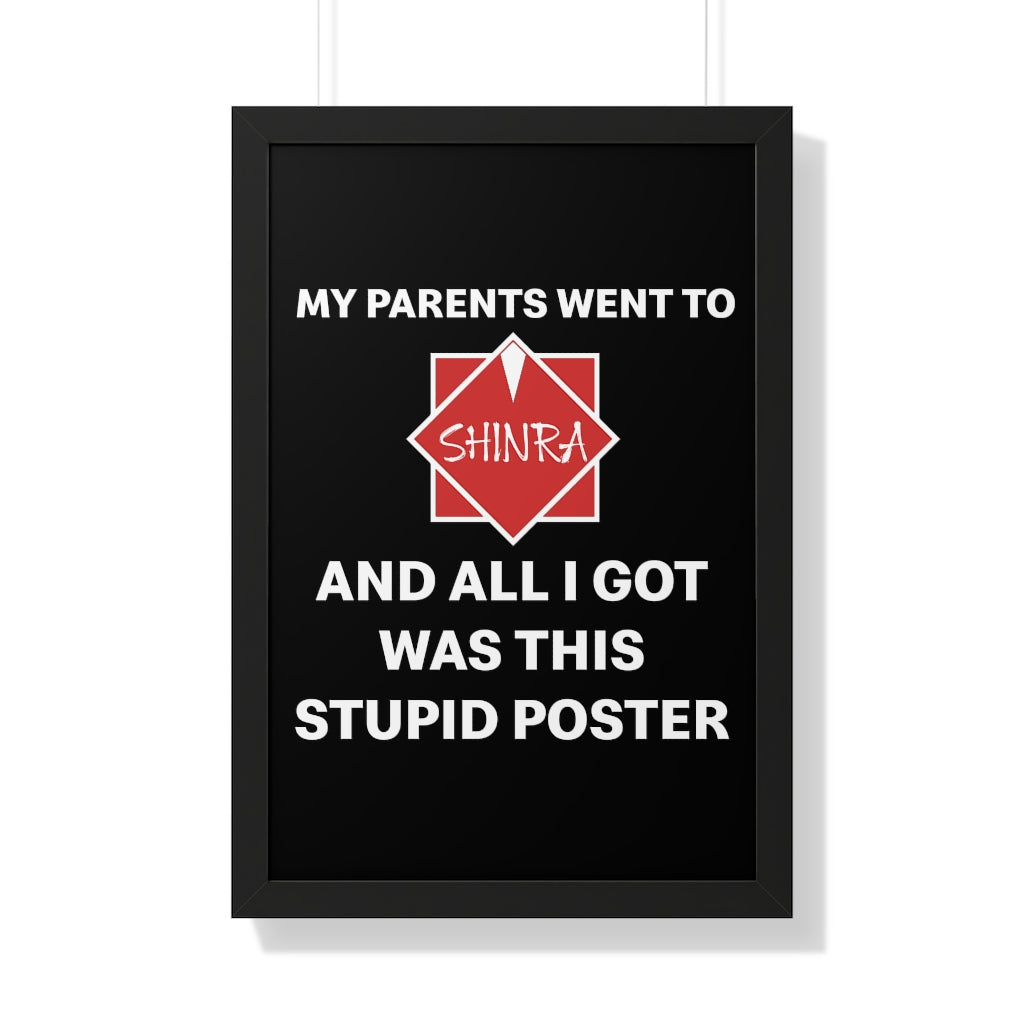 Framed Poster - S#!tty Shinra Souvenir