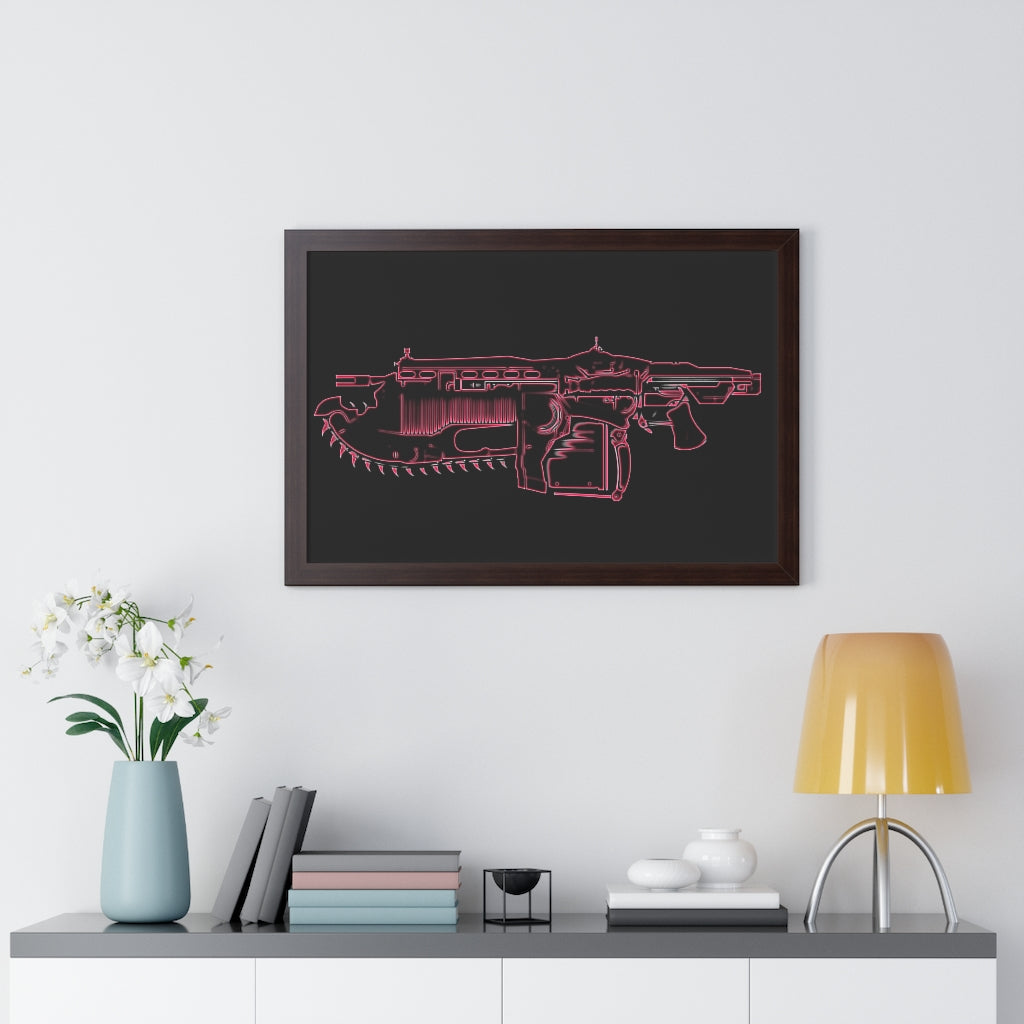 Framed Poster - Neon Lancer