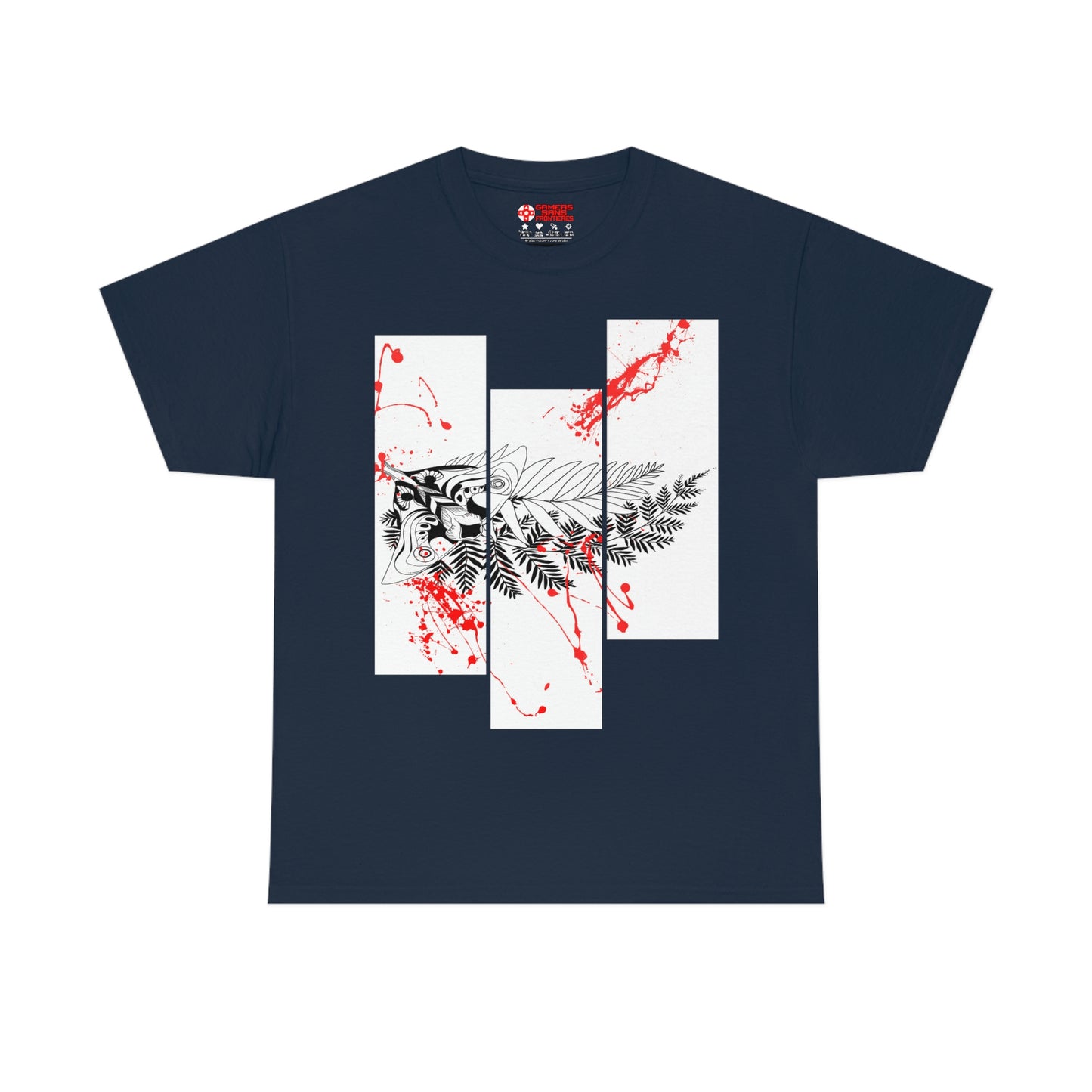 The Last of Us Men's Tee - Moth Tattoo Black