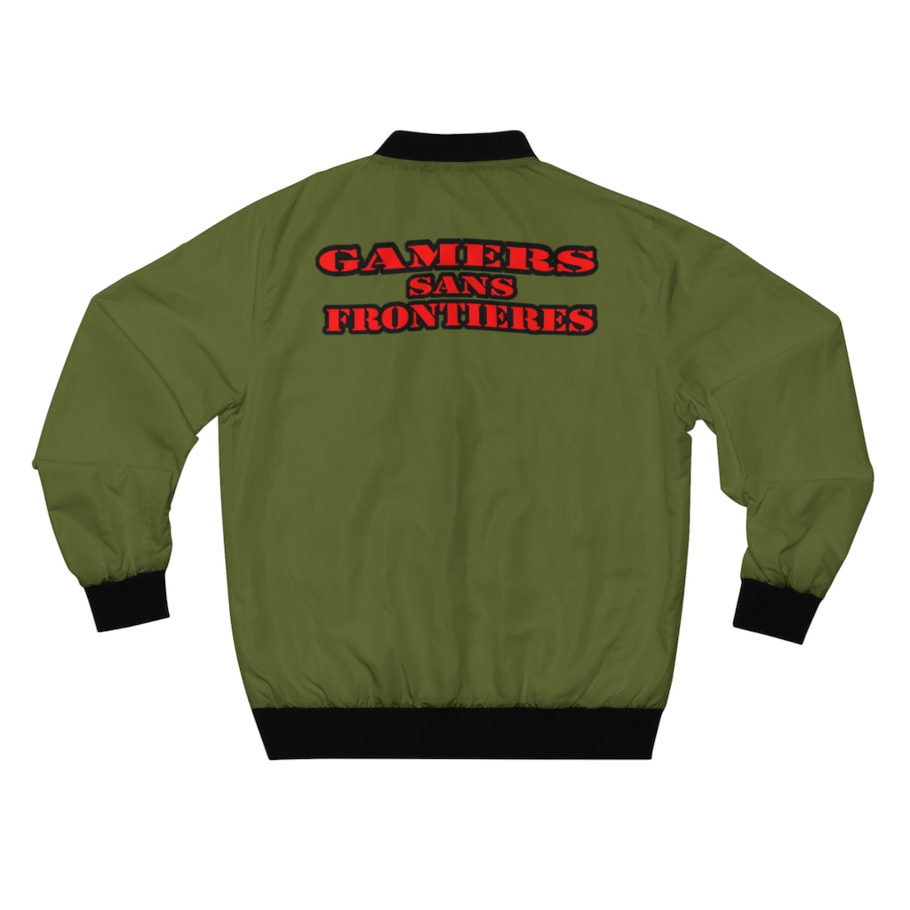 Gamers Sans Frontieres Bomber Jacket - GSF Army