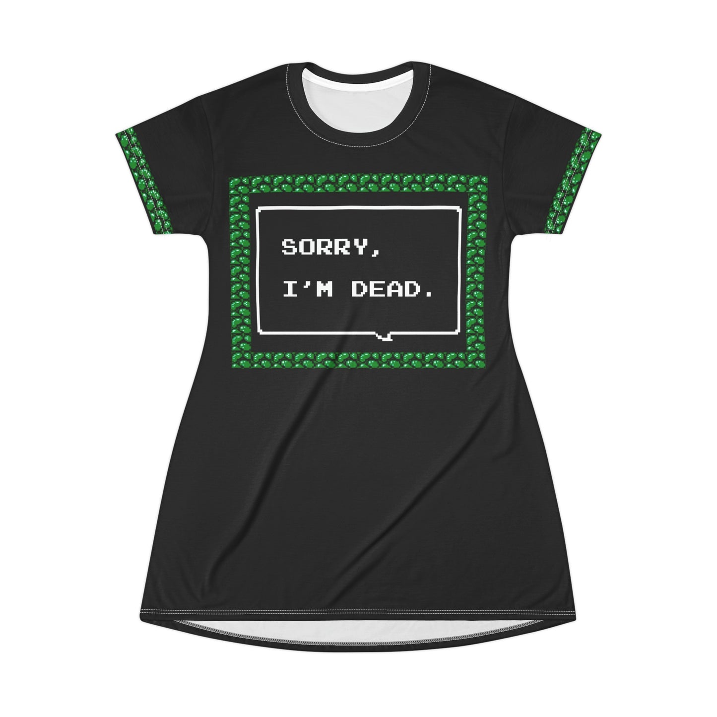 Women's Tee Dress - Sorry, I'm Dead