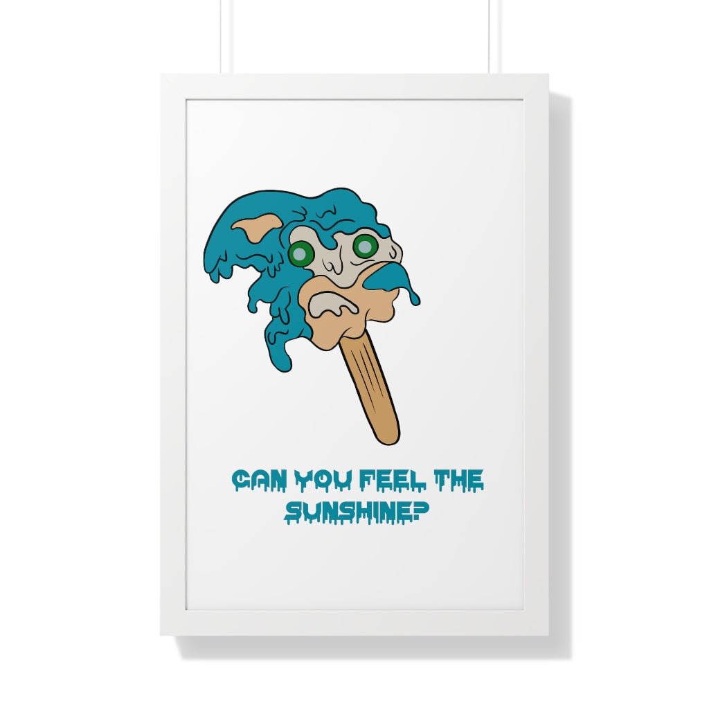 Framed Poster - Melting Sonic
